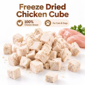 Freeze-Dried Chicken Cubes Cat & Dog Treats