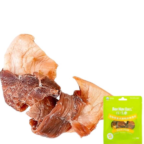 Duck Wrapped Snow Pear Treats for Dogs