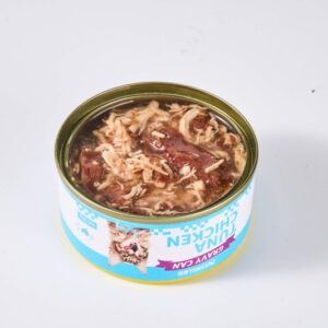 Tuna Loin Flakes with fresh Snapper in Sauce-Wet Cat Food