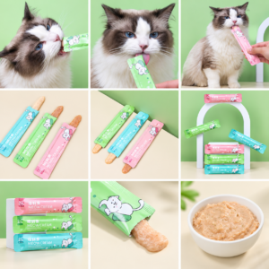 Chicken & Turkey Cat Puree Treats – Soft Lickable Cat Snack